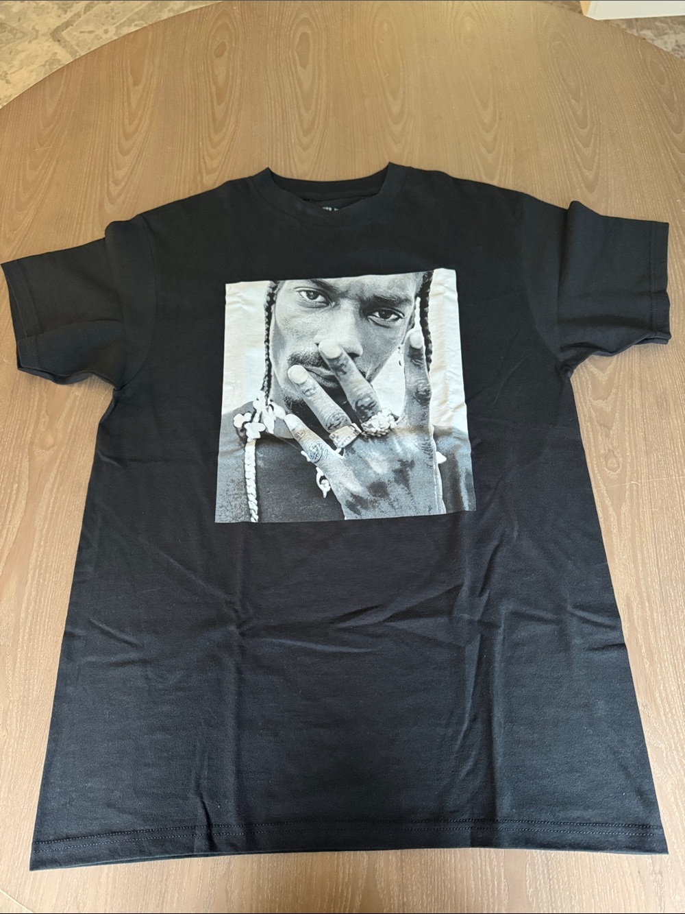 Black Graphic Short-Sleeve T-Shirt